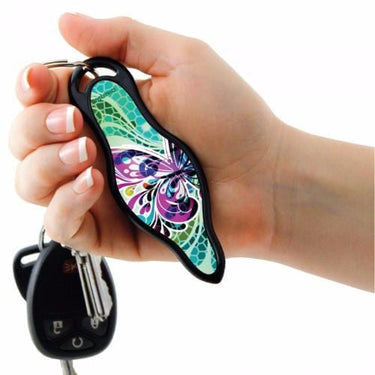 Munio Impact Self Defense Munio Colorful Butterfly Self Defense Key Ring